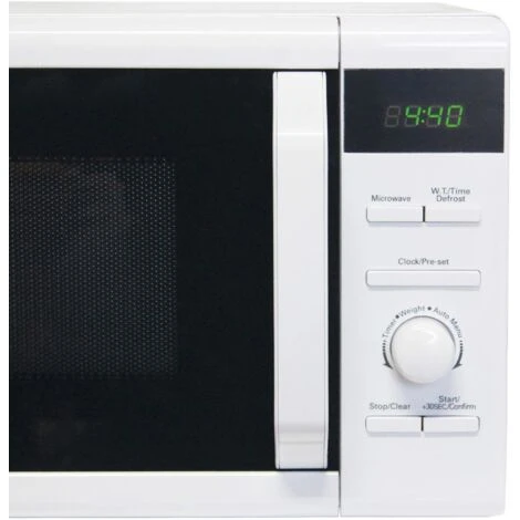 Igenix Digital Microwave, 8 Cooking Settings, 20 Litre, 800W, White - IG2096 6 Igenix Digital Microwave, 8 Cooking Settings, 20 Litre, 800W, White - IG2096 - Image 4