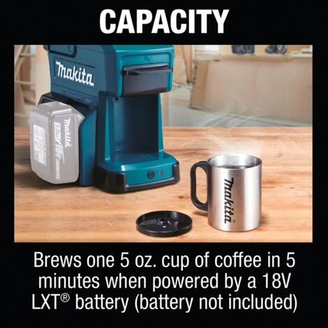 MAKITA DCM501Z 18v Coffee Maker 6 MAKITA DCM501Z 18v Coffee Maker - Image 4