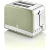 Swan 2 Slice Retro Green Toaster -Kitchen Appliances Shop 59824513 1