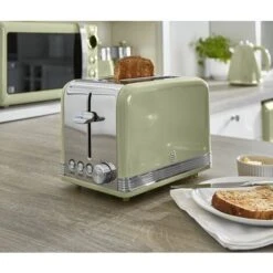 Swan 2 Slice Retro Green Toaster -Kitchen Appliances Shop 59824513 5