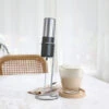 Handheld Milk Frother, Electric Milk Blender Froth Machine, Stirred Beverage Blender For Latte, Cappuccino, Hot Chocolate, Drinks, High Speed 14000 RPM (battery Not Included, With Stand) -Kitchen Appliances Shop 60699910 1