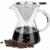 Pour Over Coffee Maker With Stainless Steel Filter, Borosilicate Glass Carafe Manual Coffee Dripper Brewer With Handle, No Paper Filters Needed Hand Drip Coffee Maker (400ml) 1 Pour Over Coffee Maker With Stainless Steel Filter, Borosilicate Glass Carafe Manual Coffee Dripper Brewer With Handle, No Paper Filters Needed Hand Drip Coffee Maker (400ml) -Kitchen Appliances Shop 60700304 1