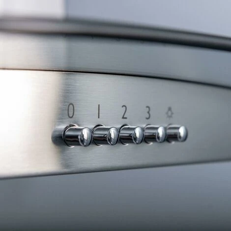 SIA CGH80SS 80cm Stainless Steel Curved Glass Cooker Hood Extractor Fan 5 SIA CGH80SS 80cm Stainless Steel Curved Glass Cooker Hood Extractor Fan - Image 3