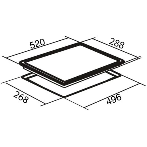 SIA CERH31BL Black 30cm 2 Burner Domino Ceramic Electric Hob With Touch Control 6 SIA CERH31BL Black 30cm 2 Burner Domino Ceramic Electric Hob With Touch Control - Image 4