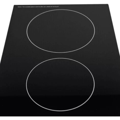 SIA CERH31BL Black 30cm 2 Burner Domino Ceramic Electric Hob With Touch Control 7 SIA CERH31BL Black 30cm 2 Burner Domino Ceramic Electric Hob With Touch Control - Image 5