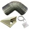 SIA D7 Universal Kitchen Cooker Hood Extractor Fan Ducting Vent Kit 150mm X 3m