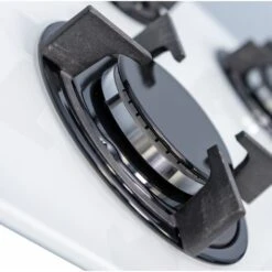 SIA GHG602WH 60cm White 4 Burner Gas On Glass Hob With Cast Iron Pan Stands -Kitchen Appliances Shop 65334556 3