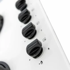 SIA GHG602WH 60cm White 4 Burner Gas On Glass Hob With Cast Iron Pan Stands -Kitchen Appliances Shop 65334556 5