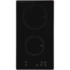 SIA INDH30BL 30cm Black Domino 2 Zone Touch Control Electric Induction Hob