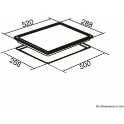 SIA INDH30BL 30cm Black Domino 2 Zone Touch Control Electric Induction Hob -Kitchen Appliances Shop 65334602 4