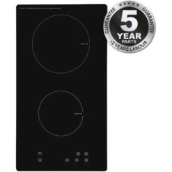 SIA INDH30BL 30cm Black Domino 2 Zone Touch Control Electric Induction Hob -Kitchen Appliances Shop 65334602 5