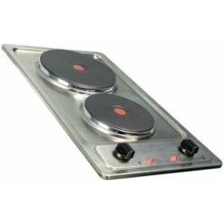 SIA PHP301SS 30cm Stainless Steel Compact 2 Zone Electric Solid Plate Domino Hob -Kitchen Appliances Shop 65334616 5