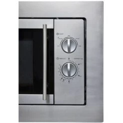 SIA Integrated Microwave Oven, 20L Stainless Steel Built In - BIM10SS -Kitchen Appliances Shop 65334646 4