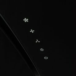 SIA AT71BL 70cm Touch Control Black Angled Glass Cooker Hood Extractor Fan -Kitchen Appliances Shop 65334673 3