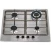 SIA SSG601SS 60cm Stainless Steel 4 Burner Gas Hob With Cast Iron Pan Stands -Kitchen Appliances Shop 65334735 1