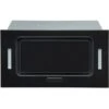 SIA UCG52BL 52cm Black Glass Built In Under Canopy Kitchen Cupboard Cooker Hood -Kitchen Appliances Shop 65334756 1