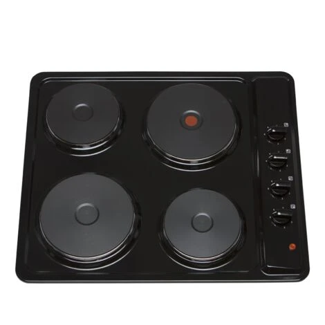 SIA PHP601BL 60cm Black 4 Zone Electric Solid Plate Easy Clean Side Control Hob 3 SIA PHP601BL 60cm Black 4 Zone Electric Solid Plate Easy Clean Side Control Hob