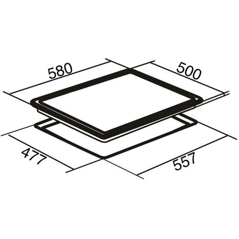 SIA PHP601BL 60cm Black 4 Zone Electric Solid Plate Easy Clean Side Control Hob 6 SIA PHP601BL 60cm Black 4 Zone Electric Solid Plate Easy Clean Side Control Hob - Image 4