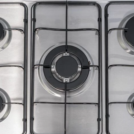 SIA SSG702SS 70cm 5 Burner Gas Hob In Stainless Steel With Enamel Pan Stands 4 SIA SSG702SS 70cm 5 Burner Gas Hob In Stainless Steel With Enamel Pan Stands - Image 2