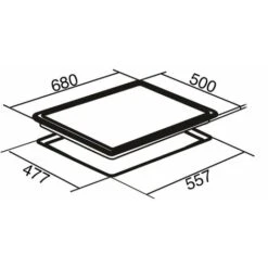 SIA SSG702SS 70cm 5 Burner Gas Hob In Stainless Steel With Enamel Pan Stands 10 SIA SSG702SS 70cm 5 Burner Gas Hob In Stainless Steel With Enamel Pan Stands -Kitchen Appliances Shop 65334798 4