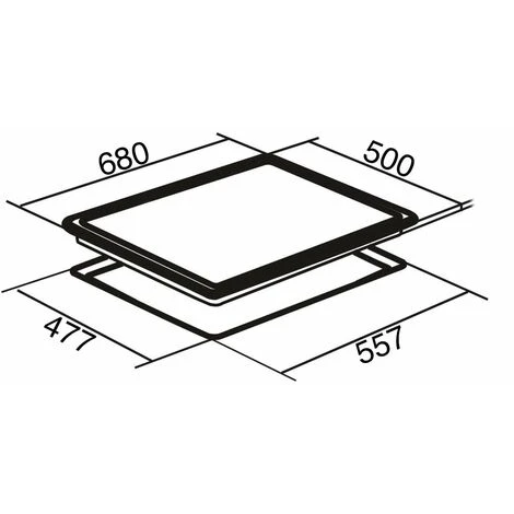 SIA SSG702SS 70cm 5 Burner Gas Hob In Stainless Steel With Enamel Pan Stands 6 SIA SSG702SS 70cm 5 Burner Gas Hob In Stainless Steel With Enamel Pan Stands - Image 4