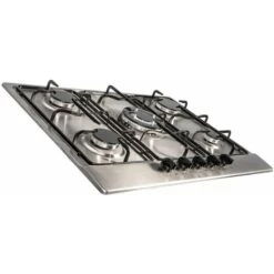 SIA SSG702SS 70cm 5 Burner Gas Hob In Stainless Steel With Enamel Pan Stands 11 SIA SSG702SS 70cm 5 Burner Gas Hob In Stainless Steel With Enamel Pan Stands -Kitchen Appliances Shop 65334798 5