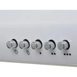 SIA STE50WH 50cm White Slimline Visor Cooker Hood Kitchen Extractor Fan -Kitchen Appliances Shop 65334803 5