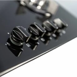 SIA GHG603BL 60cm Black 4 Burner Gas On Glass Hob With Cast Iron Pan Stands -Kitchen Appliances Shop 65334854 3