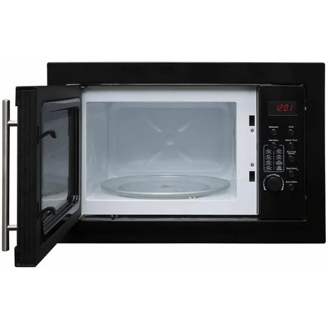 SIA BIM25BL Black 25L Integrated Built In 900W Digital Timer Microwave Oven 7 SIA BIM25BL Black 25L Integrated Built In 900W Digital Timer Microwave Oven - Image 5