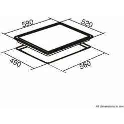 SIA INDH61BL 60cm ECO 13 Amp Plug In 4 Zone Touch Control Induction Hob In Black -Kitchen Appliances Shop 65896116 4