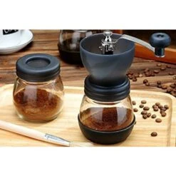 Manual Coffee Grinder, Premium Adjustable Ceramic Coffee Grinder, Black -Kitchen Appliances Shop 67260086 5