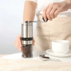 Manual Coffee Grinder With Adjustable Grind - Portable Fast Grinding, Multiple Settings For Coarseness, For Coffee Lovers -Kitchen Appliances Shop 67263291 5