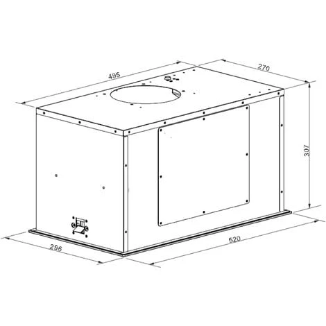 Cata ART11319 52cm Insert Glass Canopy Cooker Hood 4 Cata ART11319 52cm Insert Glass Canopy Cooker Hood - Image 2