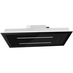 ViandPro - Aria Flush Fit Ceiling Hood 90 X 30 Black - Black Glass / Black Frame -Kitchen Appliances Shop 67718215 4