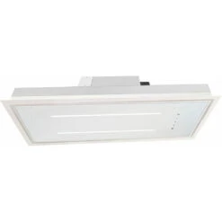 ViandPro - Aria Flush Fit Ceiling Hood 90 X 30 Black - White Glass / White Frame -Kitchen Appliances Shop 67718507 3