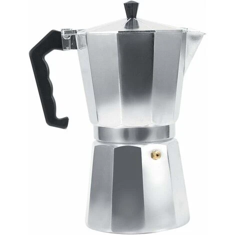 Moka Pot Machine Express Italian Coffee Maker Espresso Stainless Steel Kettle(450ML 9cups) 3 Moka Pot Machine Express Italian Coffee Maker Espresso Stainless Steel Kettle(450ML 9cups)