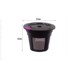 Reusable K Cups For Keurig, Universal Refillable Coffee Filters For Single Serve Coffee Maker, 3-Pack Of Reusable Pods, Black 8 Reusable K Cups For Keurig, Universal Refillable Coffee Filters For Single Serve Coffee Maker, 3-Pack Of Reusable Pods, Black -Kitchen Appliances Shop 68106291 2