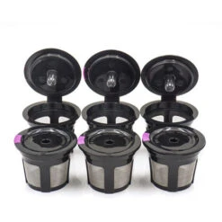Reusable K Cups For Keurig, Universal Refillable Coffee Filters For Single Serve Coffee Maker, 3-Pack Of Reusable Pods, Black 9 Reusable K Cups For Keurig, Universal Refillable Coffee Filters For Single Serve Coffee Maker, 3-Pack Of Reusable Pods, Black -Kitchen Appliances Shop 68106291 3