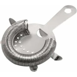 Hawthorne Cocktail Strainer Stainless Steel Bar Strainer Professional 4 Prong Strainer With 100 Wire Spring