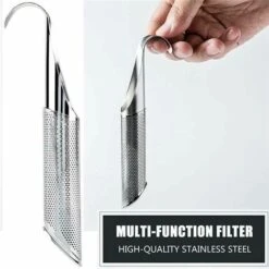 Stainless Steel Tea Diffuser, Hanging Cup Type Tea Making Tool Tea Leak For Loose Tea, Rose, Coffee, Spices, Long Handled Tea Filter Pipe (4 Pieces)， -Kitchen Appliances Shop 69019577 3