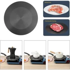 Heat Diffuser For Induction Hob, Defrost Plate, Energy Saving Diffuser, Gas Stove Aluminum (240mm4mm) 11 Heat Diffuser For Induction Hob, Defrost Plate, Energy Saving Diffuser, Gas Stove Aluminum (240mm4mm) -Kitchen Appliances Shop 71963605 5