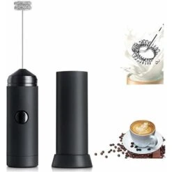 Portable Milk Frother Electric Milk Frother With Stainless Steel Whisk For Whipping Coffee/latte/cappuccino