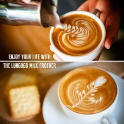 Portable Milk Frother Electric Milk Frother With Stainless Steel Whisk For Whipping Coffee/latte/cappuccino -Kitchen Appliances Shop 72502536 5