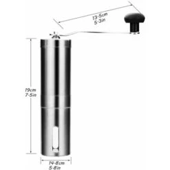 Moulin à Café Manuel Avec Réglage Réglable - Moulin à Bière Et Acier Inoxydable - Moulin à Café Pour Aeropress, Café Filtre, Expresso, Presse Française, Infusion Turque -Kitchen Appliances Shop 72509562 4