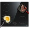 Induction Hob, 4 Zones Built-in Electric Hob 60cm Induction Cooker 6400w Touch Control, Child-safety Lock, Stop&go Function, Hard Wire, No Plug Included 1 Induction Hob, 4 Zones Built-in Electric Hob 60cm Induction Cooker 6400w Touch Control, Child-safety Lock, Stop&go Function, Hard Wire, No Plug Included -Kitchen Appliances Shop 72566703 1
