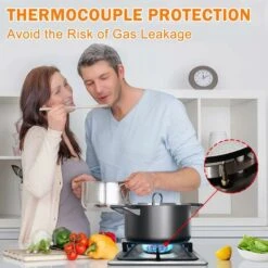 2 Burners Gas Hob, Built-in Gas Cooktop With With Flame Failure Protection 30cm Stainless Steel LPG/NG Convertible Included Plug -Kitchen Appliances Shop 72566714 3