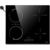 Plug In Induction Hob, Hobsir 4 Zones Electric Hob 60cm With Flexible Zone For Griddle Plate, Bulit-in, 2800W, Slider Touch, Timer, Child-safety Lock, Pause Function,13 Amp -Kitchen Appliances Shop 73150179 1