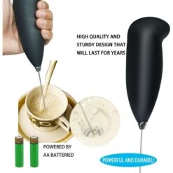 GDRHVFD Portable Latte Milk Frother - Bulletproof Coffee Mixer, Cappuccino, Smoothie, Matcha, Hot Chocolate, Electric Mixer For Christmas Gifts. -Kitchen Appliances Shop 74949851 4