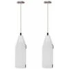 Set Of 2 Portable Batteries With Batteries - Electric Whips For Teaspoons, Battery Agitator, Portable Milk Mousseur, Mini Mixer For The Ball Test, Cappuccino, Latte, Strike And White Matcha + White 2 Set Of 2 Portable Batteries With Batteries - Electric Whips For Teaspoons, Battery Agitator, Portable Milk Mousseur, Mini Mixer For The Ball Test, Cappuccino, Latte, Strike And White Matcha + White -Kitchen Appliances Shop 76476786 1