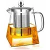 1 Piece Clear Square Bottom Teapot With Clear Glass Infuser, Household Borosilicate Infuser, Perfect For Tea And Coffee (950ml) 1 1 Piece Clear Square Bottom Teapot With Clear Glass Infuser, Household Borosilicate Infuser, Perfect For Tea And Coffee (950ml) -Kitchen Appliances Shop 76892947 1